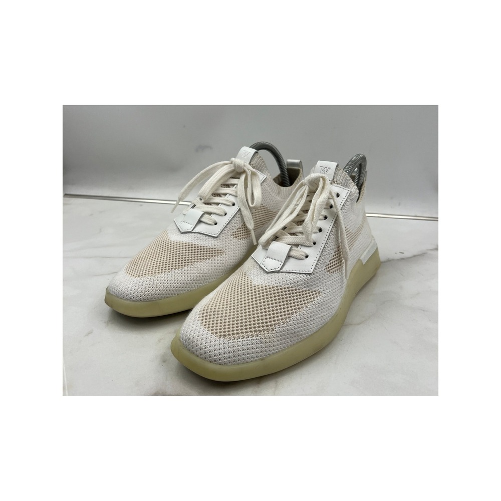 Wolf & Shepherd SwiftKnit Shoes Mens Sz 6M Derby Off White Mesh Knit Sneakers